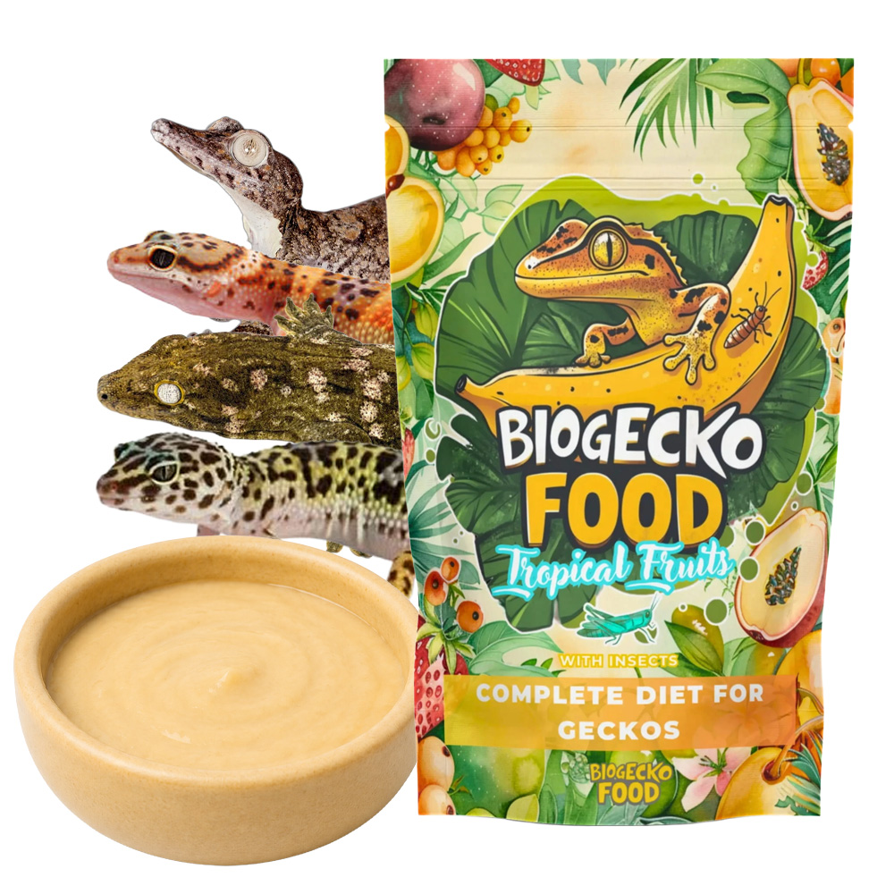 BioGecko Food Banana & Tropical Fruits Pokarm dla Gekonów 100g